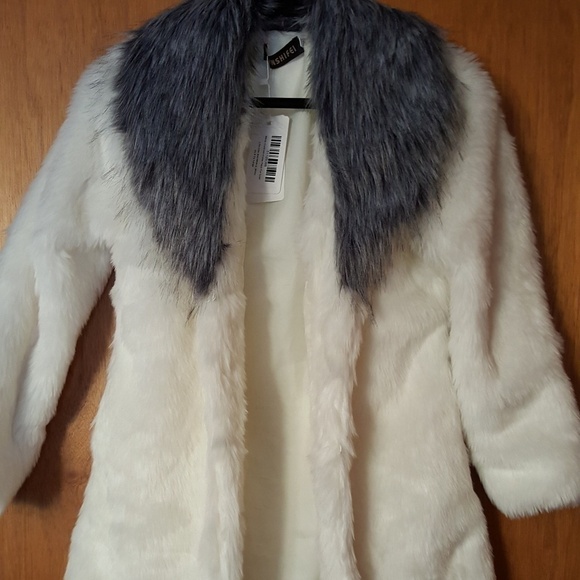Lanshifei faux fur coat - Picture 3 of 7